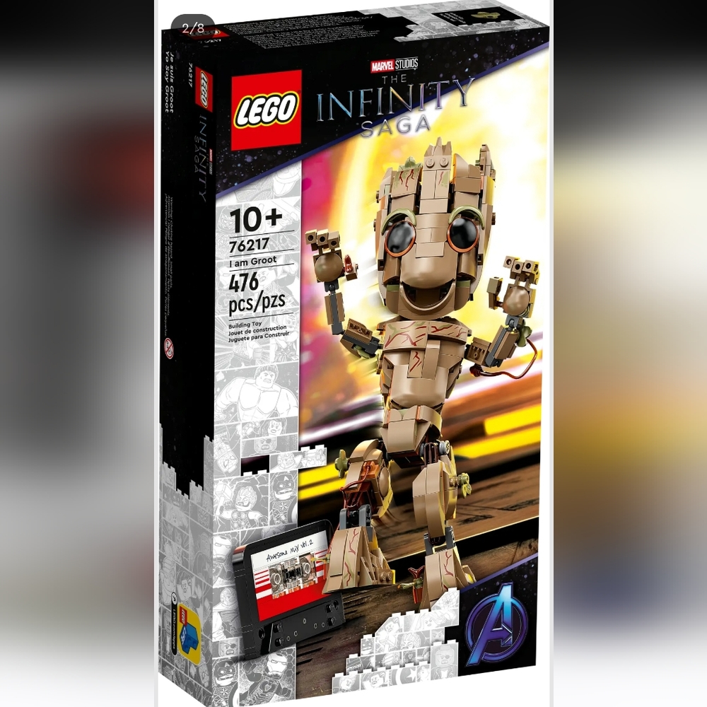 LEGO • I am Groot • Marvel • 476 Pieces • Item # 76217